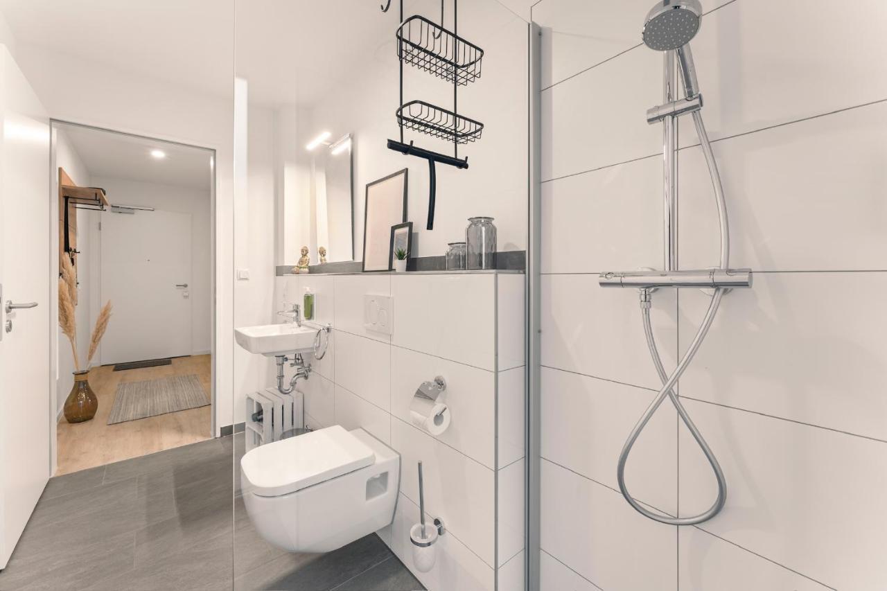 Modernes Apartment Am Gleispark Oldenbourg Extérieur photo