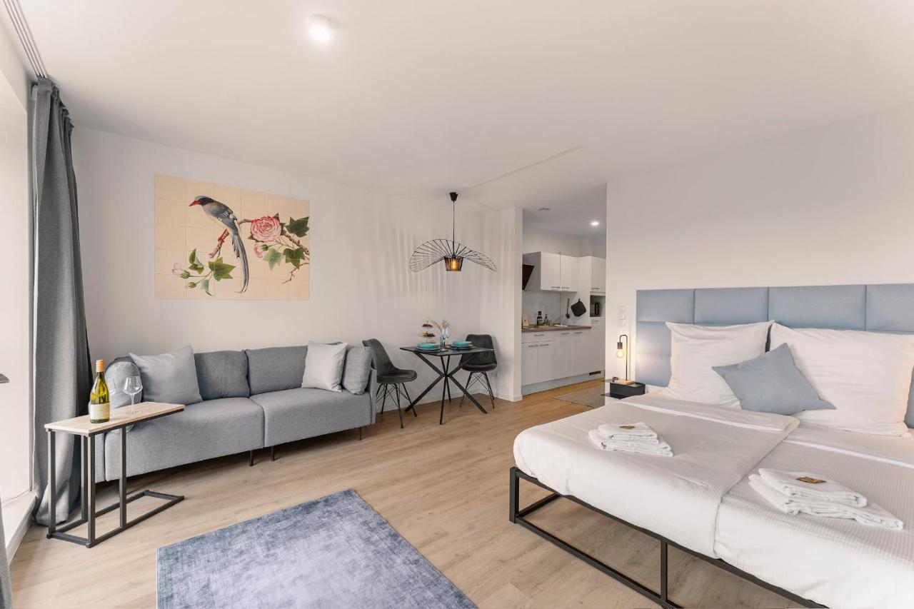 Modernes Apartment Am Gleispark Oldenbourg Extérieur photo