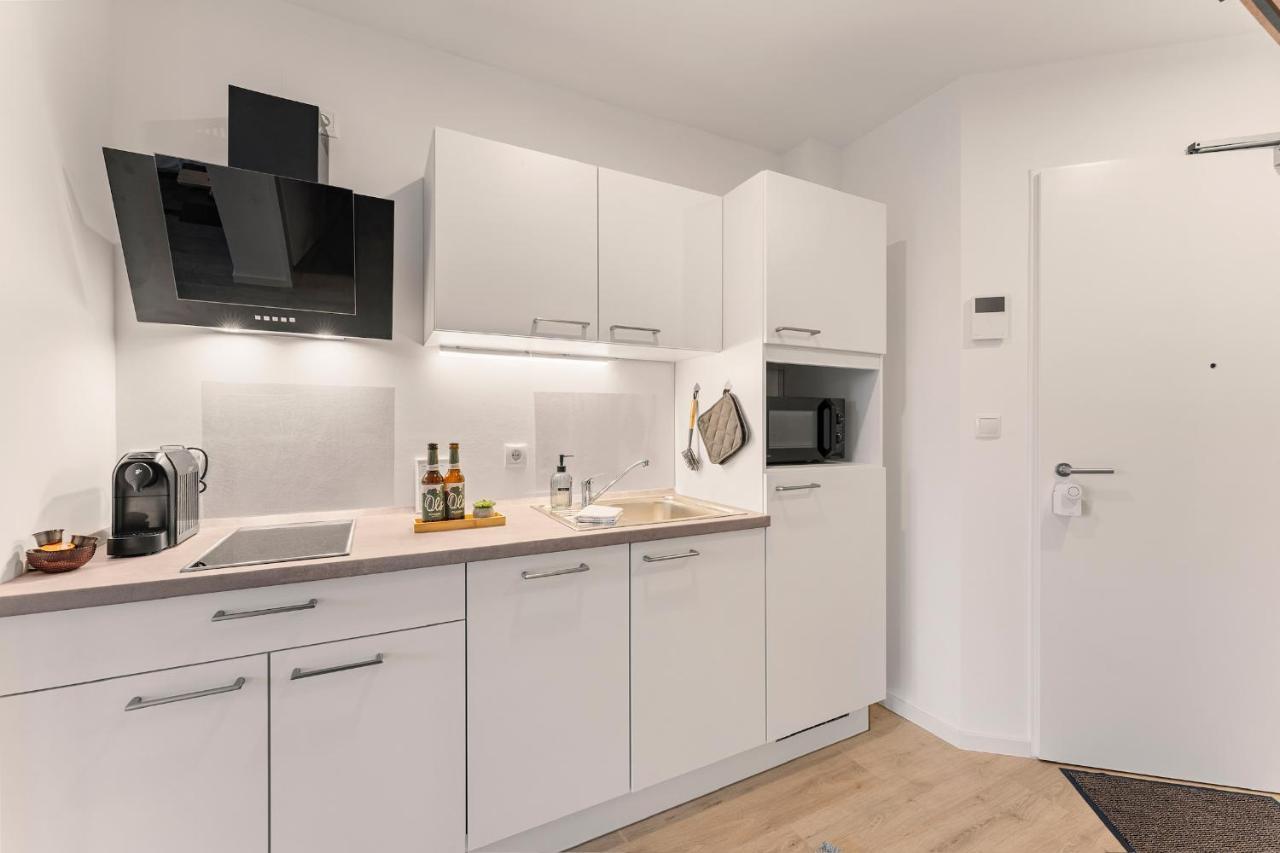 Modernes Apartment Am Gleispark Oldenbourg Extérieur photo