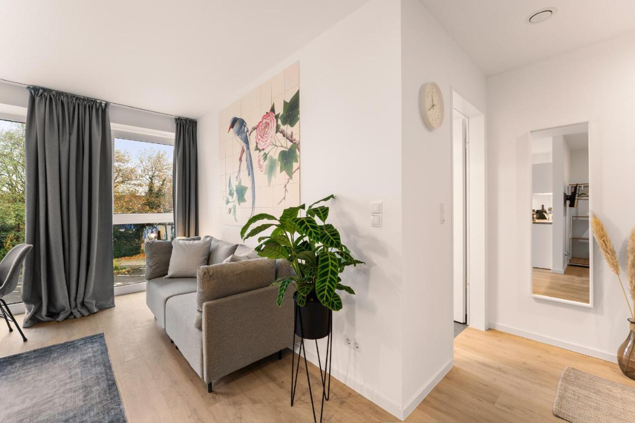 Modernes Apartment Am Gleispark Oldenbourg Extérieur photo
