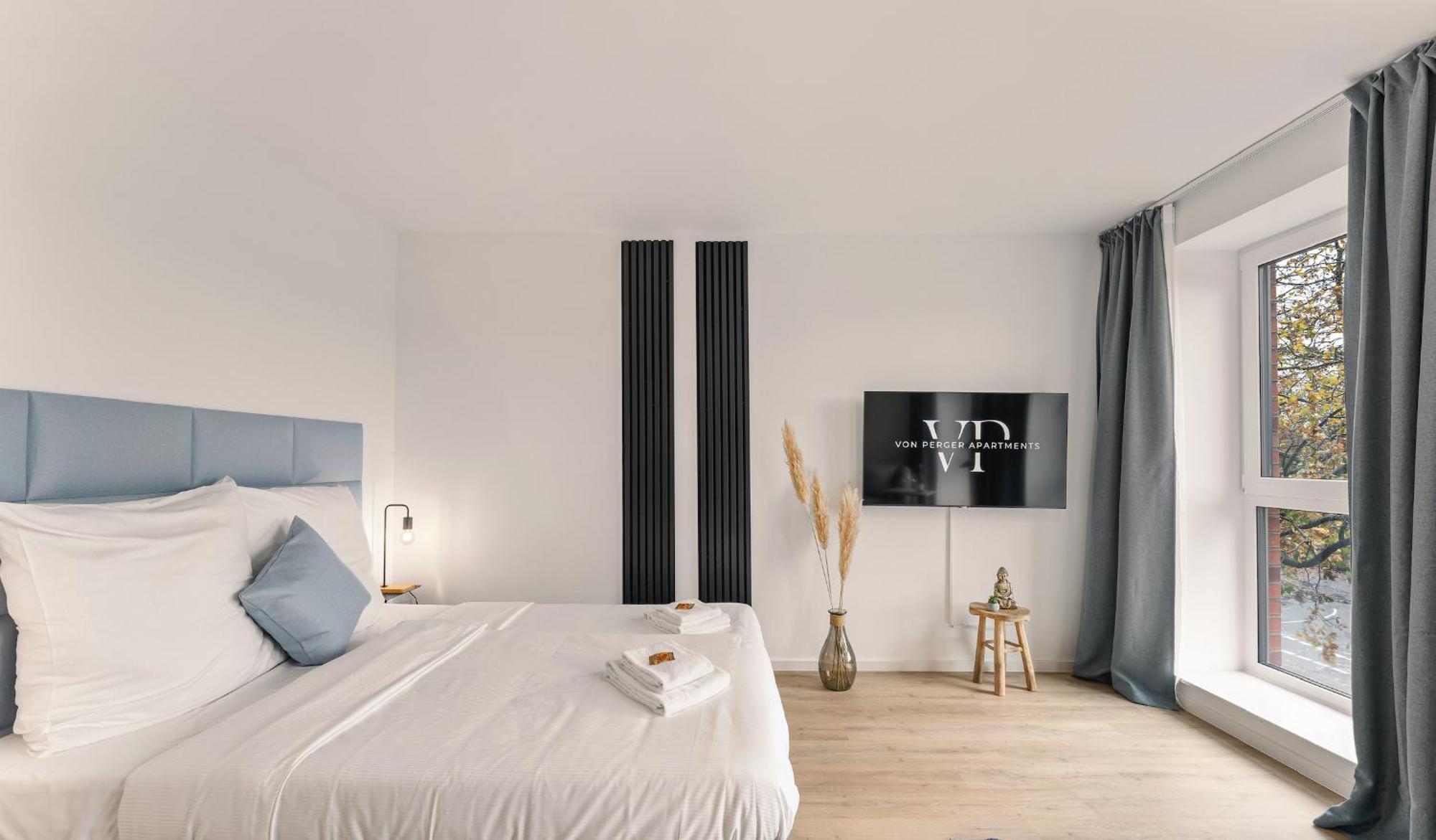 Modernes Apartment Am Gleispark Oldenbourg Extérieur photo