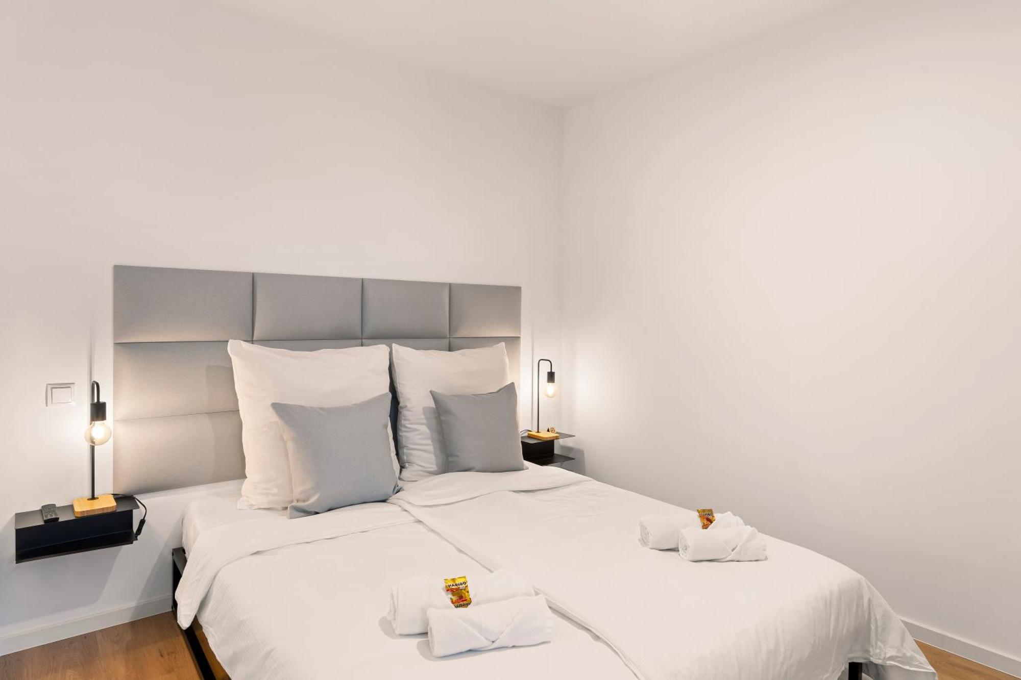 Modernes Apartment Am Gleispark Oldenbourg Extérieur photo